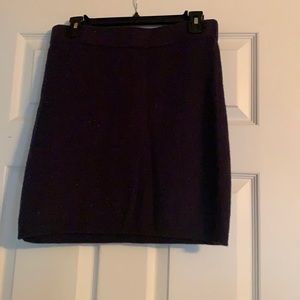 Loft blue sweater skirt